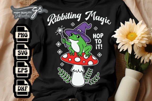 Abra-Ca-Ribbit Funny Halloween SVG for Graphic Designers