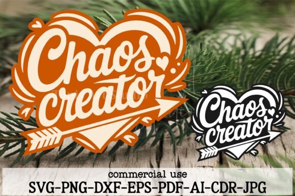 Chaos Creator SVG for Playful Branding