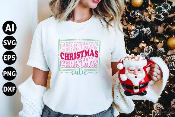 Christmas Cutie Svg for Real Embroidery Projects