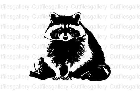 Fatty Raccoon SVG for Local Business Branding