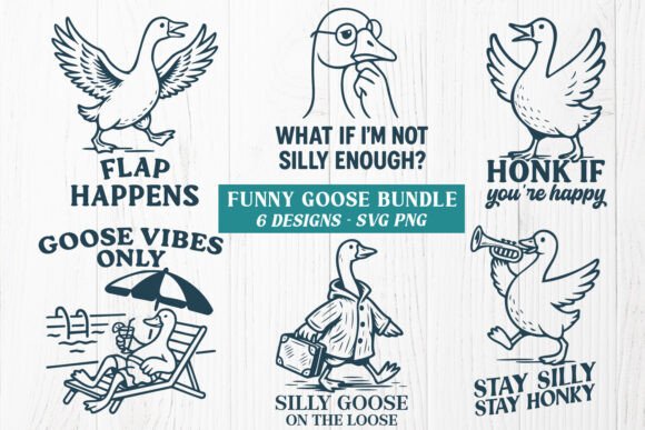 Fun Goose SVG Bundle