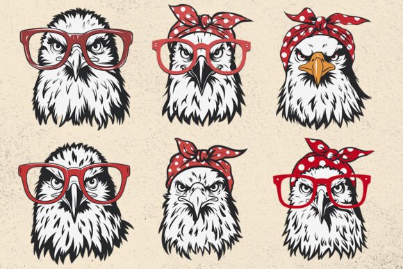 Funny Bald Eagle Head SVG for Graphics and Crafts