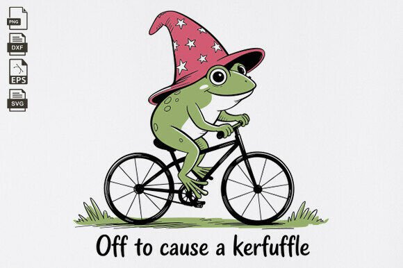 Funny Frog Svg for Graphics and Crafts