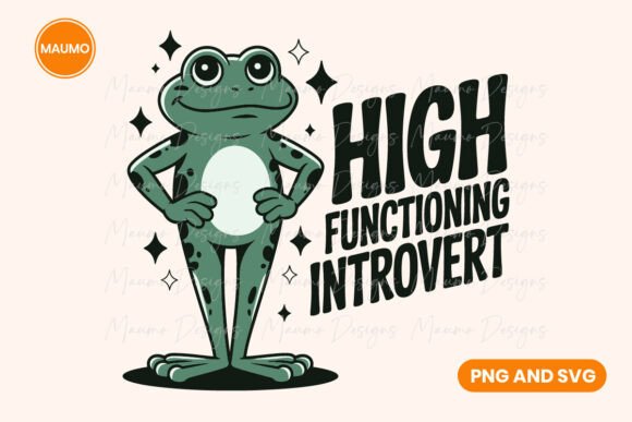 Funny Introvert Graphics for Crafts