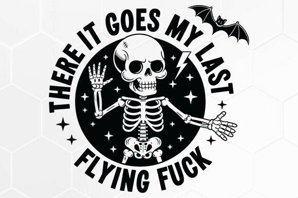 Funny Skeleton SVG for Crafts and Graphics