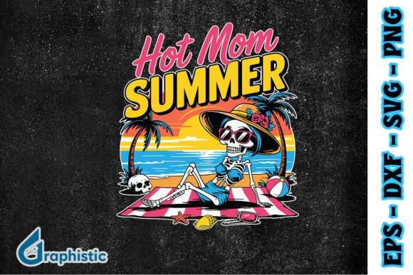 Hot Girl Summer Funny Skeleton Graphics for Crafts