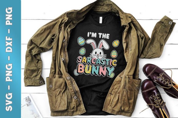 I m Sarcastic Bunny Funny Easter SVG