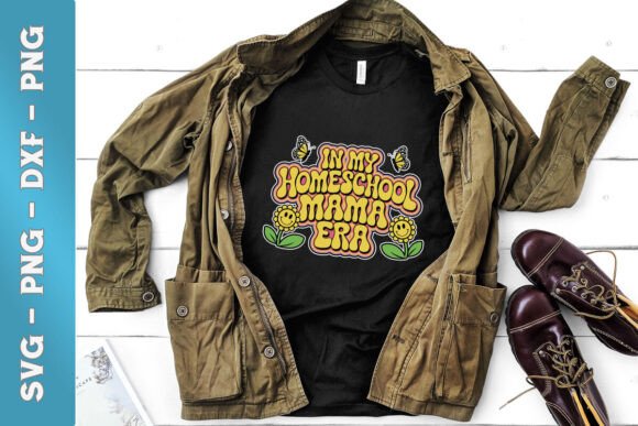 In My Homeschool Mama Era Funny Mom SVG Graphics for Crafts