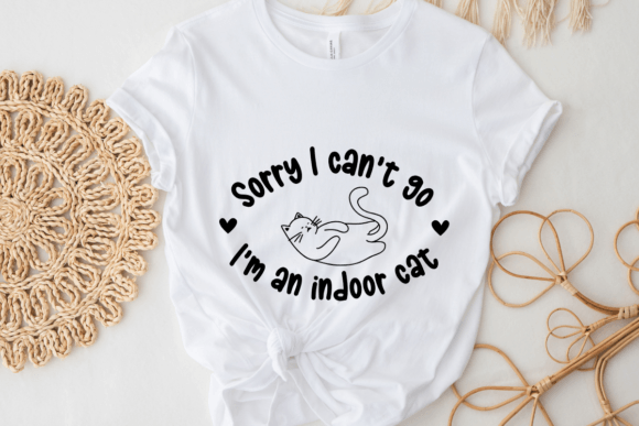 Indoor Cat SVG Graphics for Crafts