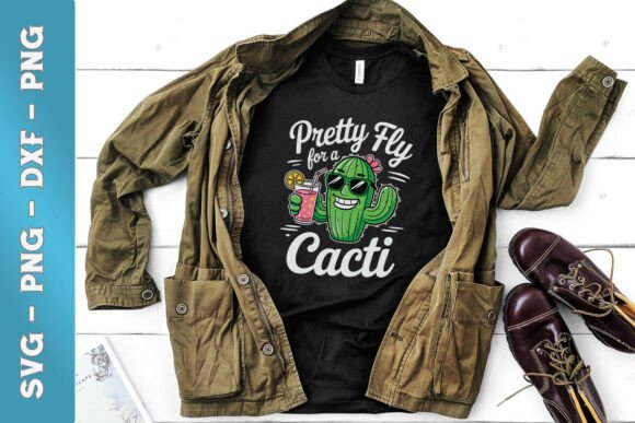 Pretty Fly For A Cacti Cute SVG Graphics For Crafts