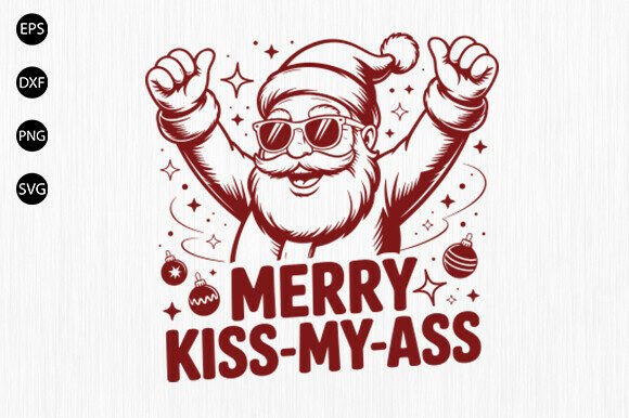 Snarky Christmas SVG for Local Business Branding and Crafts